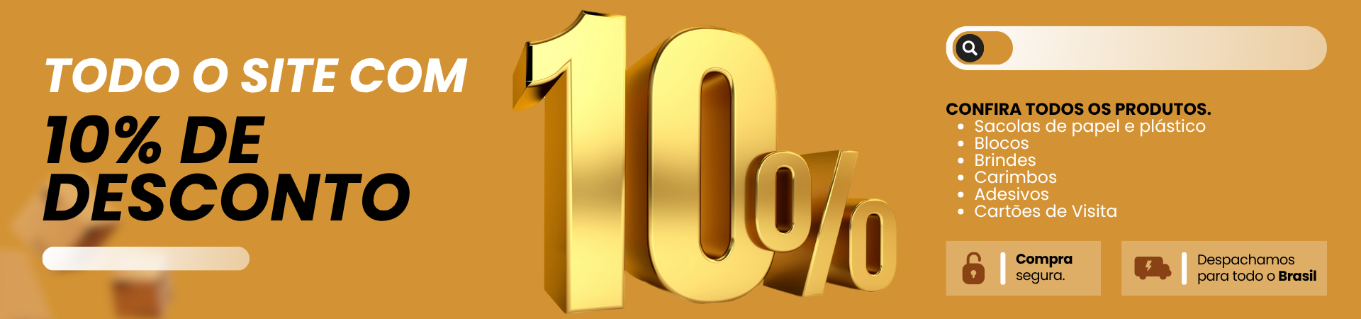Promoção de Lançamento do Site